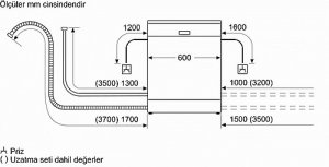 Profilo BM4321EG 4 Programlı Bulaşık Makinesi